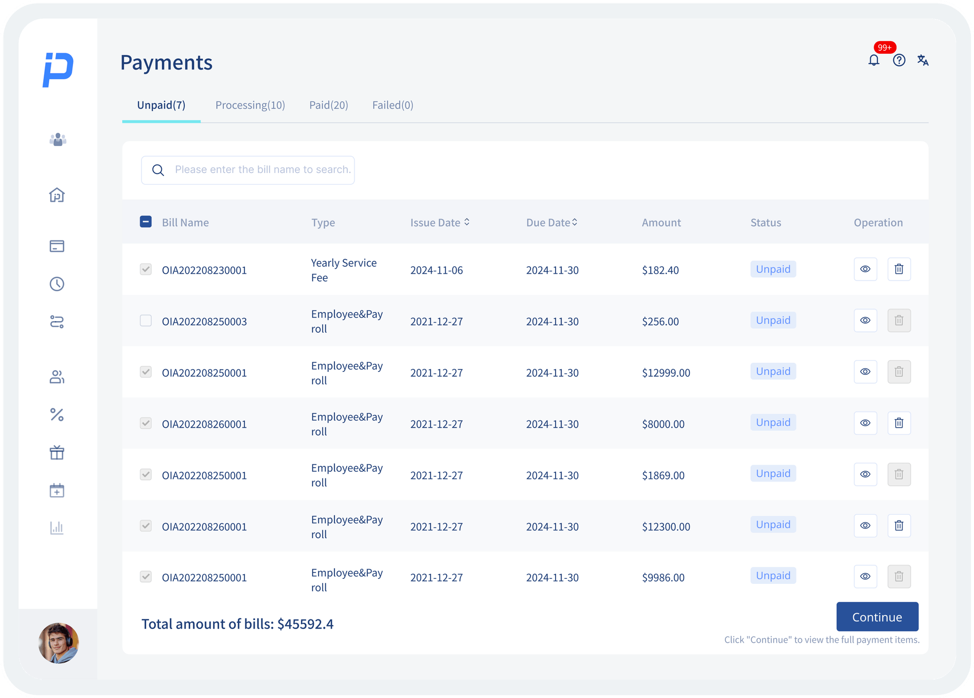 Dashboard Preview fast